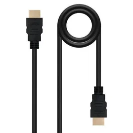 NANOCABLE Cable HDMI V1.4 Alta Velocidad / HEC), A/M-A/M, Negro, 1 m, 1 m, HDMI tipo A (Estandar), HDMI tipo A (Estandar), 3D, 10,2 Gbit/s, Negro